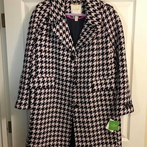 Kate Spade Houndstooth Coat
